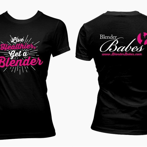 Blender babes t-shirt | Ropa o indumentaria contest | 99designs