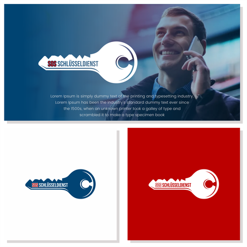 Nr.1 mobile locksmith in Frankfurt needs new serious and trustful LOGO Design Design by amarta_art®