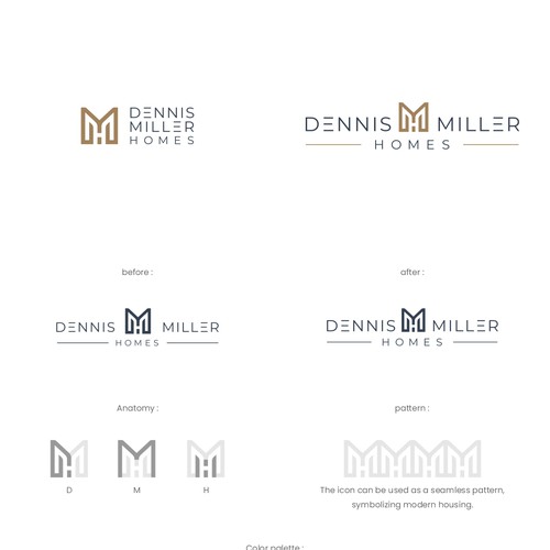 Design di Design a Logo for a Luxury Home Builder Blending Timeless Craftsmanship with Modern Precision di Mori Summer