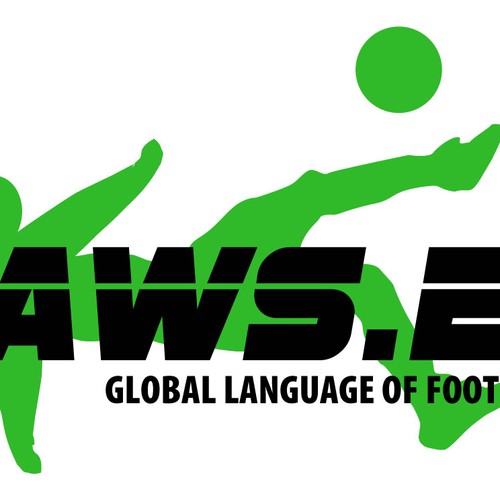 Global football (soccer) logo - baws.eu Design by samivo