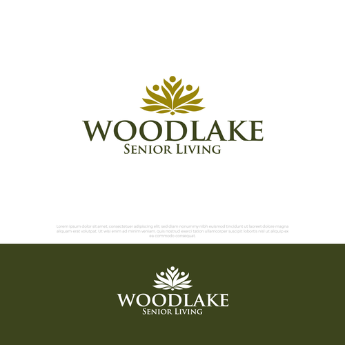 Create an Iconic Logo for Our Senior Living Community - Woodlake Estates Senior Living Design by Flamerro