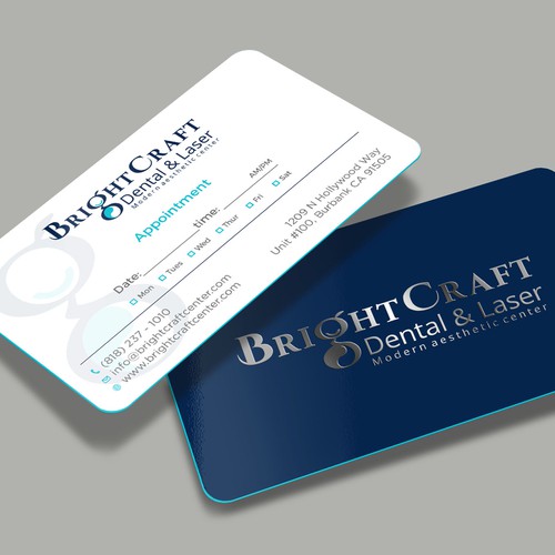 Modern Dental and Medical SPA business card Design réalisé par RENEXIT