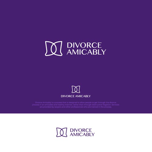 Logo for a new, healthy way for reasonable people to divorce Design by aaf.andi