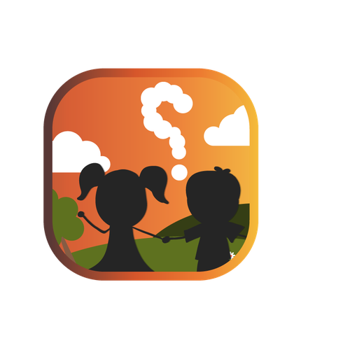 Create an visually stunning app icon to attract young kids (to a wholesome app!) Design by MAM2