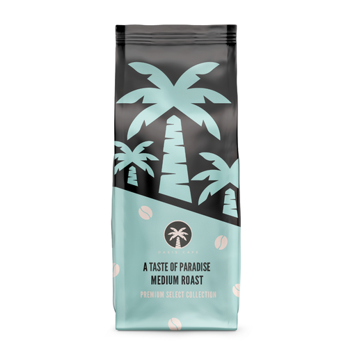 OASIS CAFE COFFEE BEAN PACKAGING DESIGN Design by VoiceDesign