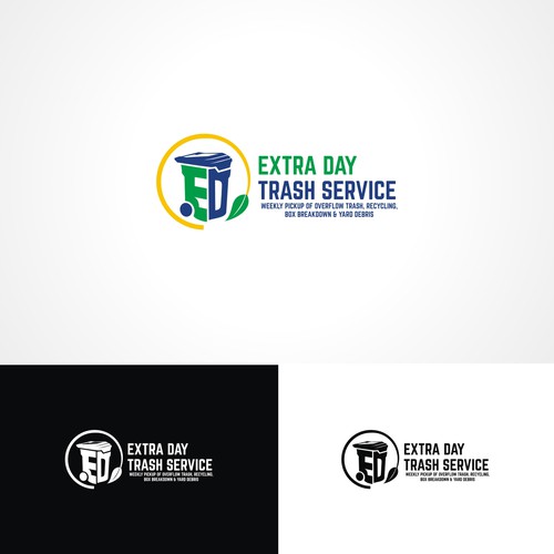 Trash Service Logo Design by N83touchthesky