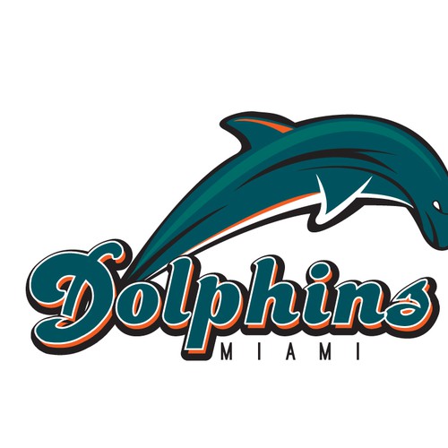 99designs community contest: Help the Miami Dolphins NFL team re-design its logo! Réalisé par Voxel Labs