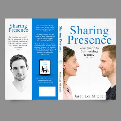 Mindfulness Book Cover on Sharing Presence Design by Yna