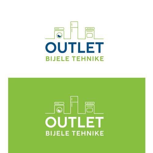 New logo for home appliances OUTLET store Ontwerp door TA design