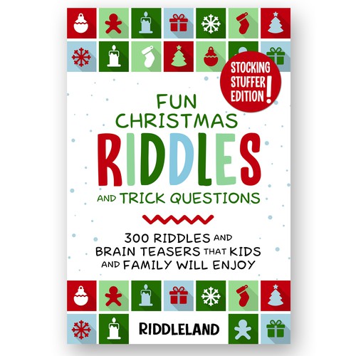 A Parent-Catching Book Cover for Riddle Book Design by Charala