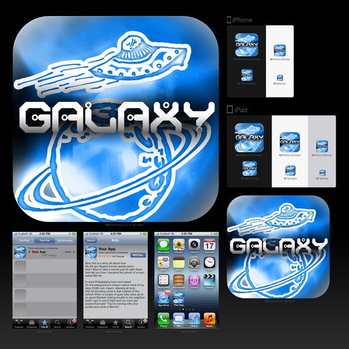 iOS Space Game Needs Logo and Icon Design by designspot