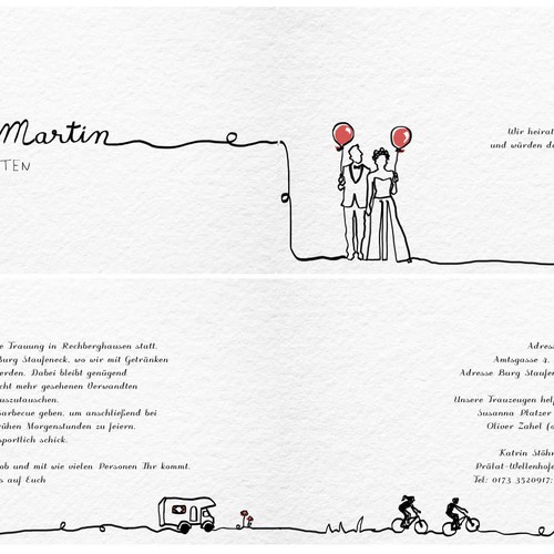 Smart Wedding Invitation Card Design by EdithB