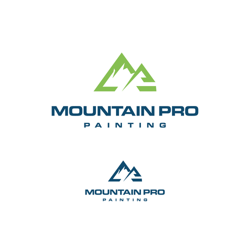 High-end, tech-focused Colorado painting company brand package Design by MD Design99