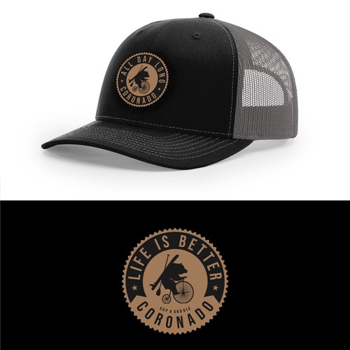 Design di Leather Patch Hat di BintangSickwild