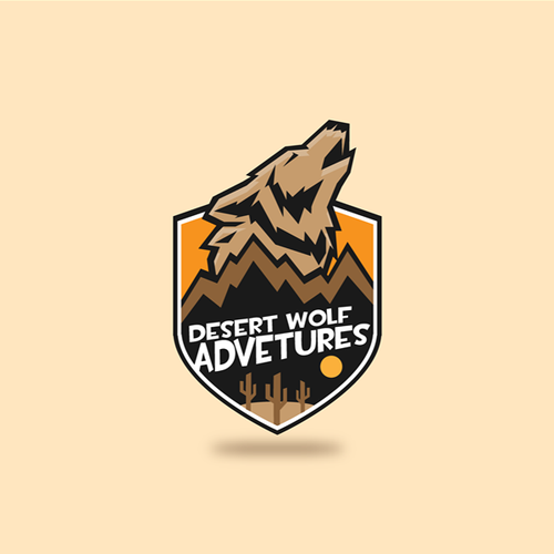 New logo wanted for Desert Wolf Adventures Design by Ink Drop Studio