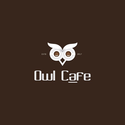 a new coffee shop logo design "owl cafe" Diseño de dellfi ©