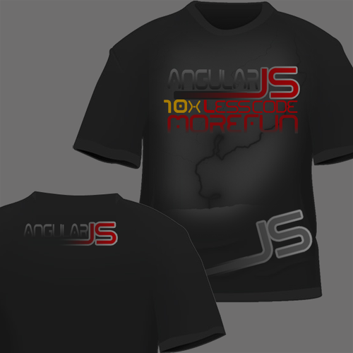 AngularJS needs a new t-shirt design Diseño de JamezD