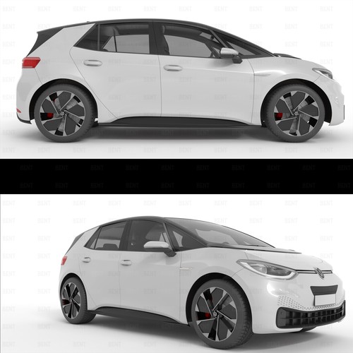 3D Model of VW ID3 Design by BenTō.