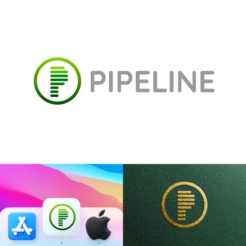 Diseño de Design a cool, sleek, tech-oriented logo for Pipeline de ABJAY