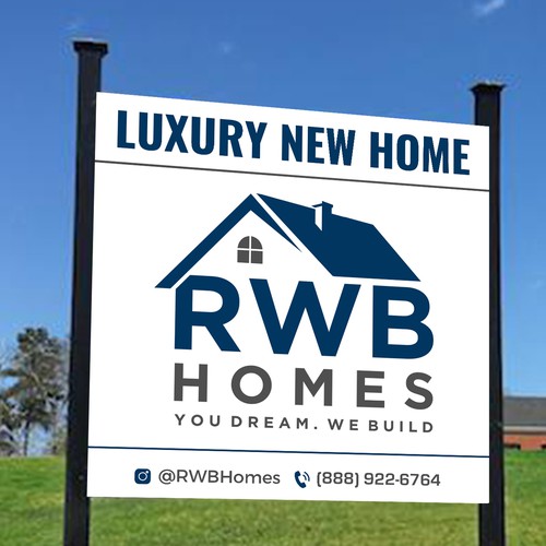 Signage for Luxury Home Builder Design by radhekrishna