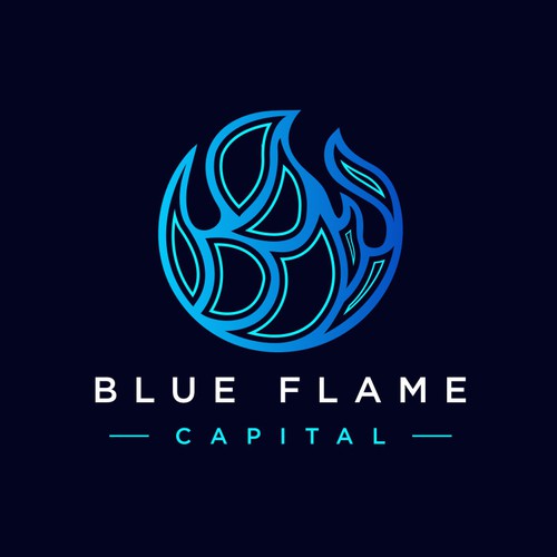 We need a Blue Flame Logo worthy of classic car hood status...but not...really. Design by Jacob Gomes