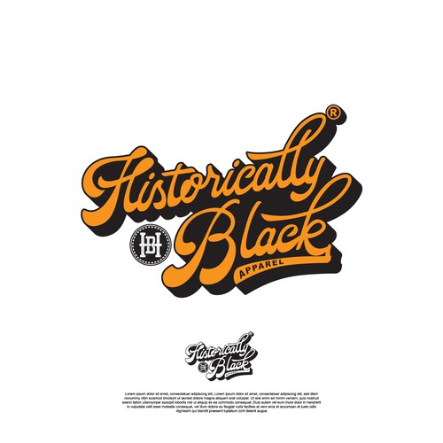 Historically Black Apparel Logo Redesign Design réalisé par Rustu Design