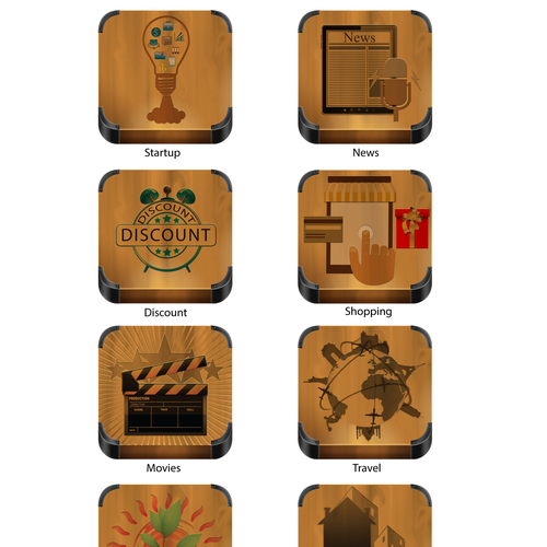 Create attractive 8 icons (+8 through 1-to-1 project) for augmented
reality scanning purposes Ontwerp door JohanP