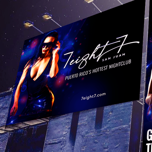 Billboard for a Nightclub and Gentlemen’s Club Design by Andrian VRA