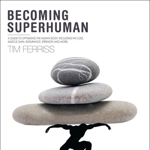 "Becoming Superhuman" Book Cover Design by sofiesticated