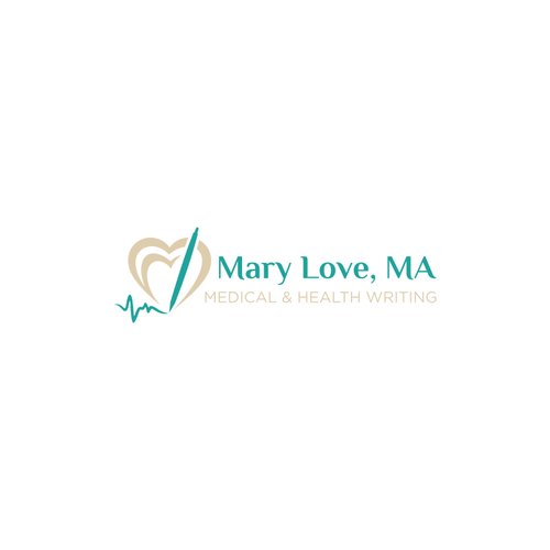 A friendly logo for a writer specializing in medicine & health Design by MK.n