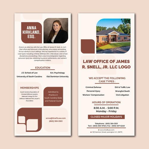 Designs | Two-Sided Rack Card | Postcard, flyer or print contest