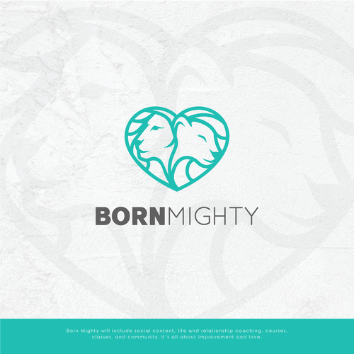 Bring “Born Mighty” Logo and Social To The Masses! Design by >>Jelena<<