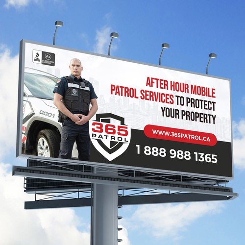 I need a billboard design for a Security Guard Company Design by Budiarto ™