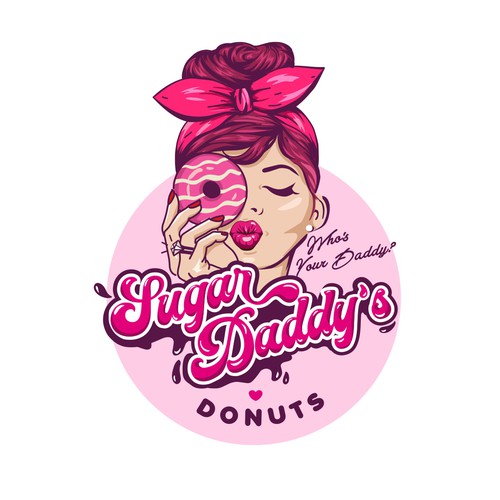 SUGAR DADDY DONUTS LOGO CONTEST Design by nindadian