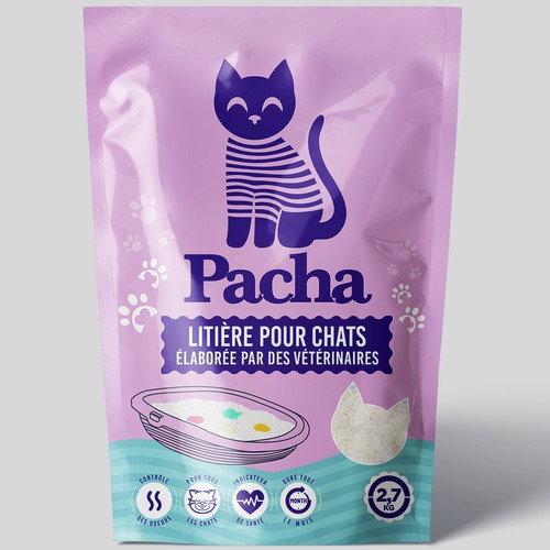 Cat Litter startup Minimalistic packaging - Contest Design by agooshe