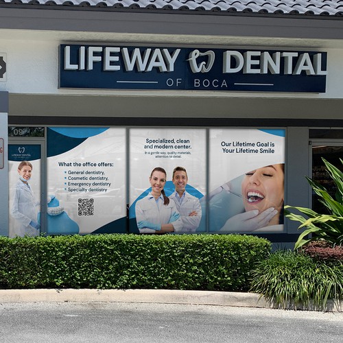 Dental Office Window Decals Design by IGD - Estudio ⭐️