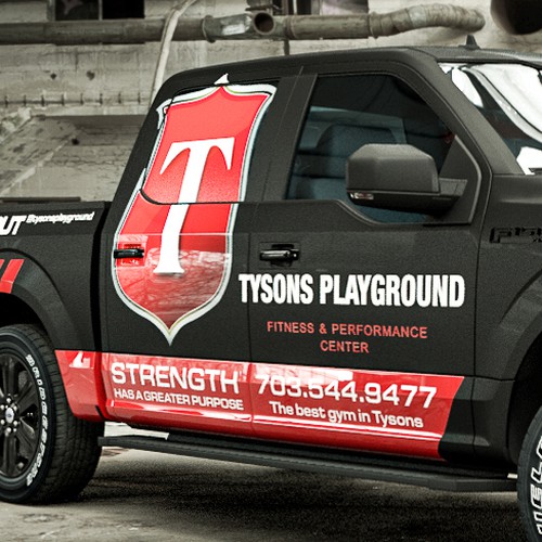 Kick-ass design for kick ass training facility! Design by My Idea Studio