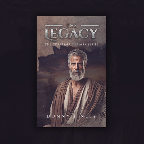 Book cover for epic 1st century story with historical implications Design by lidia.puccetti