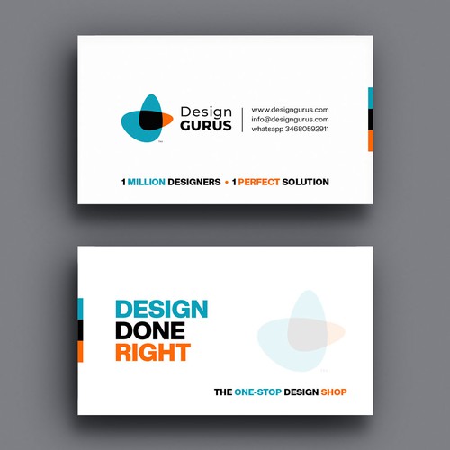 Business Card for DesignGurus.com Design by Xclusive16