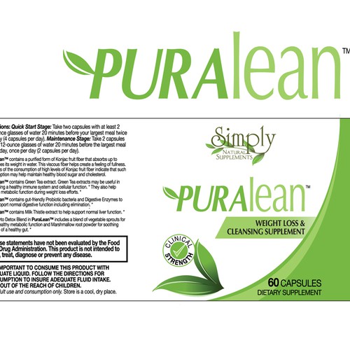 Label Design For New Health Supplement  Design by onecreativesoul