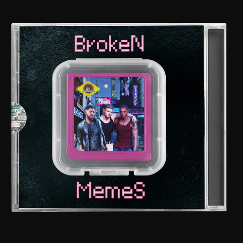 The Decay of America Except it's Hilarious and Aesthetic. (Broken Memes Album Cover) Design réalisé par Dara Kan