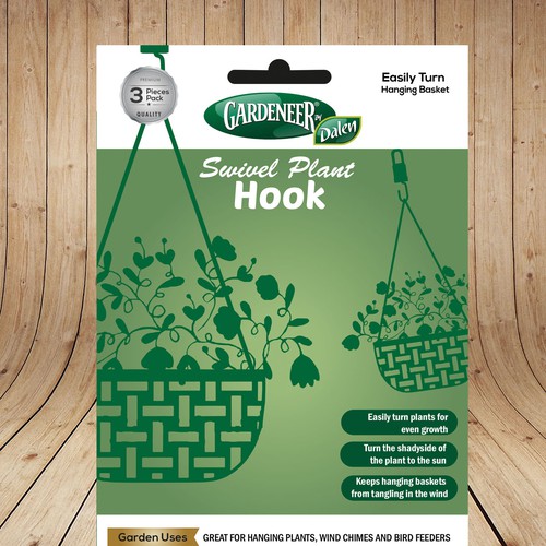 Create product packaging for a swivel plant hook, Product packaging  contest