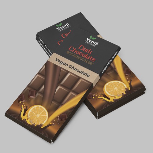 Vegan Chocolate Tablets Design von CUPEDIUM