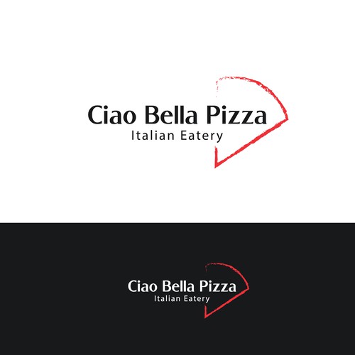 Ciao Bella Pizza Logo Design réalisé par desi9nart