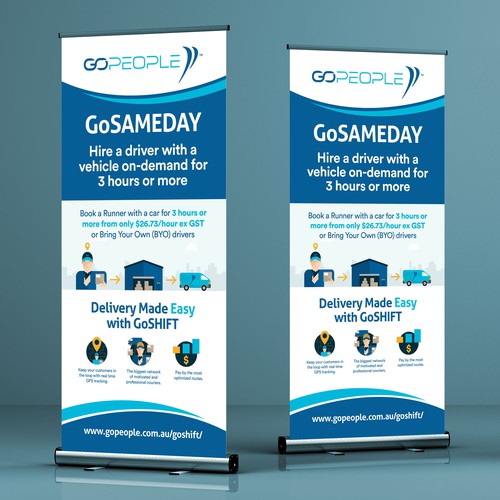 Designs | GoPeople Banners | Signage contest