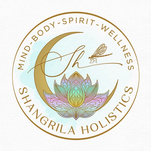 Holistic Wellness business seeks logo representing zen, wellness, peace, harmony and well-being. Design by Ela Brigal