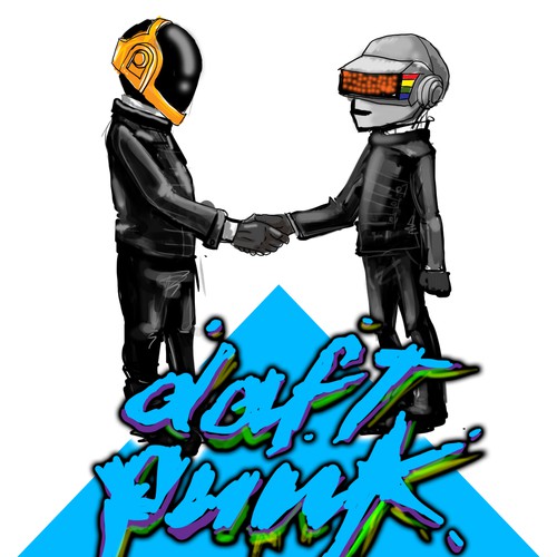 99designs community contest: create a Daft Punk concert poster Diseño de mednemedne