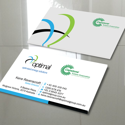 Create new business cards for Optimal Group Ontwerp door bleubird