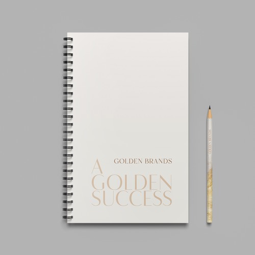 Inspirational Notebook Design for Networking Events for Business Owners Diseño de Alexandr Cerlat