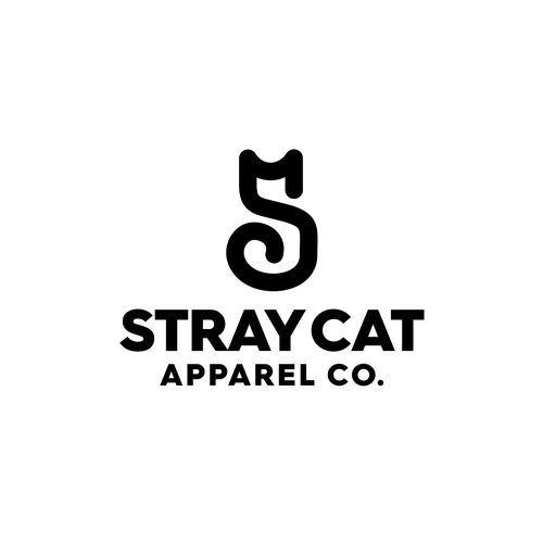 Logo for Stray Cat Apparel Co. - Clothing brand that donates 100% to saving cats! Design by InfaSignia™